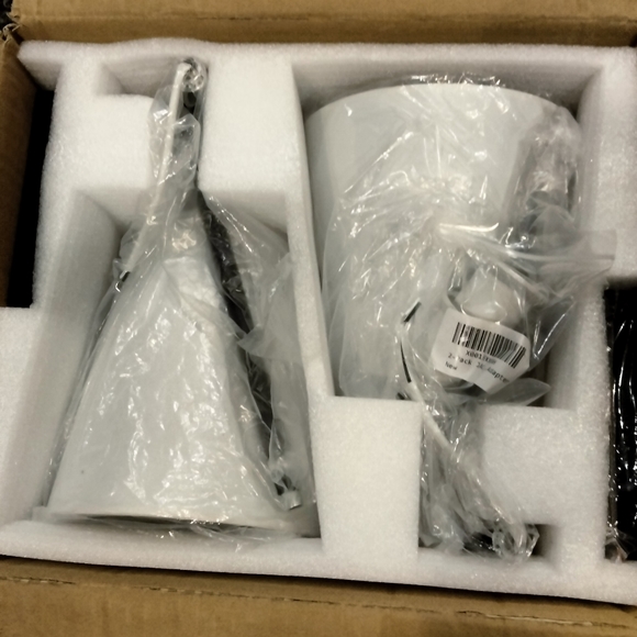 Wall Sconces Set of Two Black - White Cone Shades - Picture 4 of 4